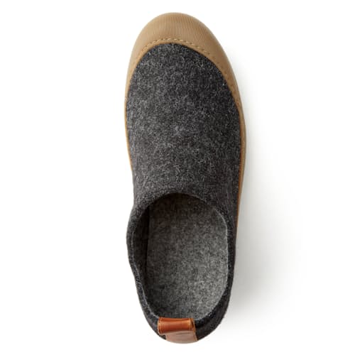 laydown image of Wool Outdoor Slipper