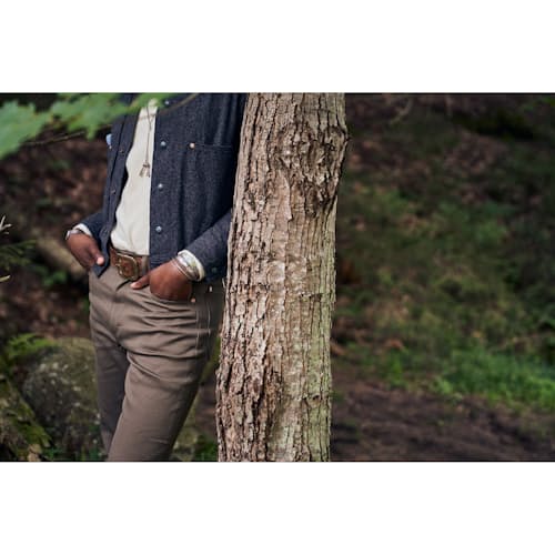 laydown image of Japanese Bedford Cord Trouser