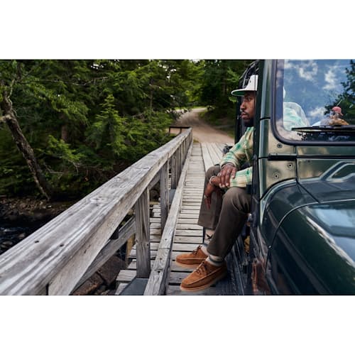 laydown image of Japanese Bedford Cord Trouser