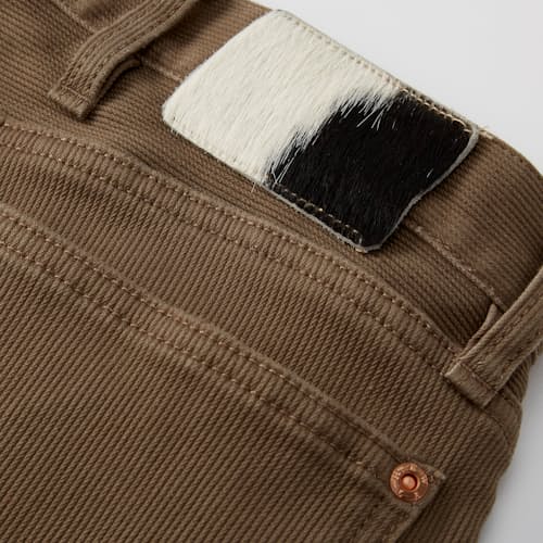laydown image of Japanese Bedford Cord Trouser