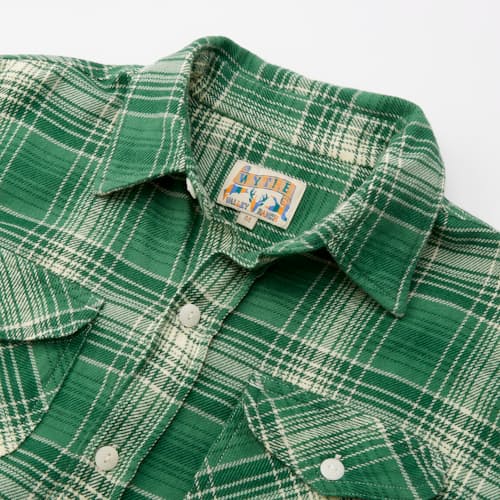 laydown detail image of Washed Flannel Workshirt - Exclusive