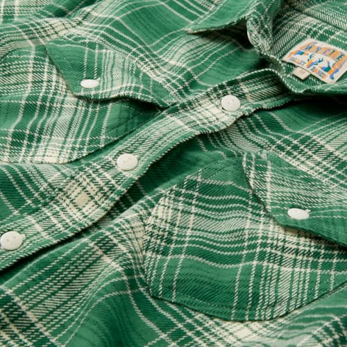laydown detail image of Washed Flannel Workshirt - Exclusive