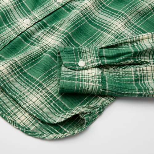laydown detail image of Washed Flannel Workshirt - Exclusive