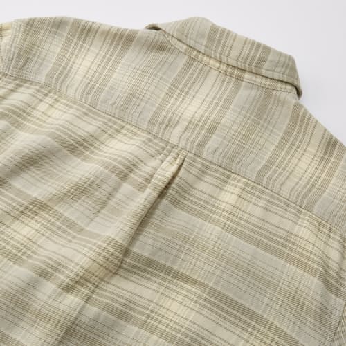 laydown image of Washed Flannel Workshirt