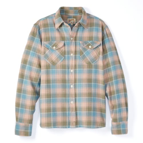 laydown image of Washed Flannel Workshirt