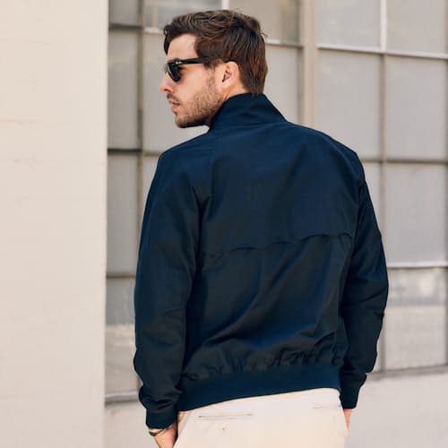 lifestyle image of G9 Harrington Jacket