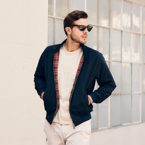 lifestyle image of G9 Harrington Jacket