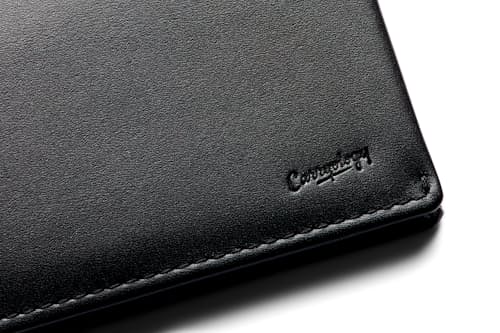 laydown detail image of Slim Sleeve Wallet - Carryology Edition