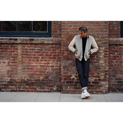 laydown image of Varsity Jacket