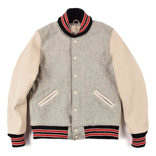 laydown image of Varsity Jacket