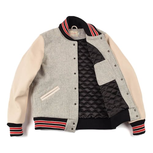 laydown image of Varsity Jacket