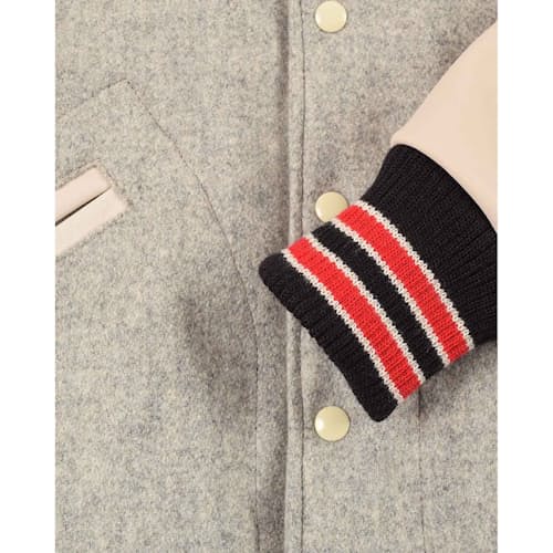 laydown image of Varsity Jacket