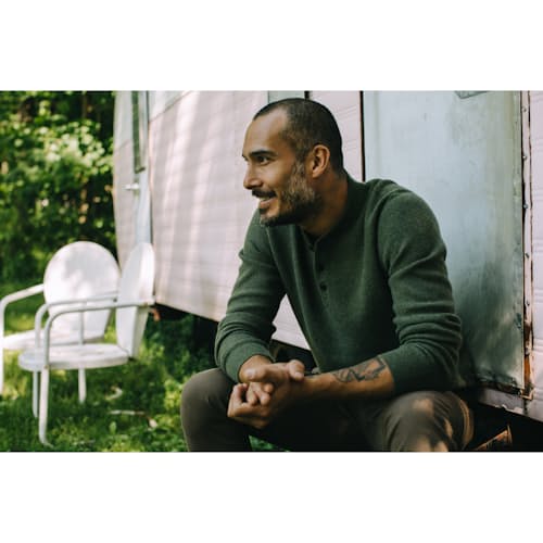 laydown image of Hudson Sweater