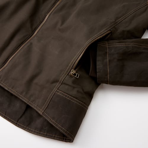 laydown image of Law Fleece Lined Hoodie Jacket