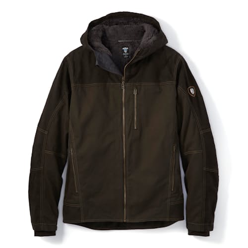laydown image of Law Fleece Lined Hoodie Jacket