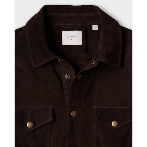 laydown image of Savoy Suede Workshirt