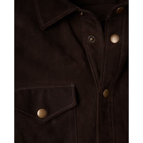 laydown image of Savoy Suede Workshirt