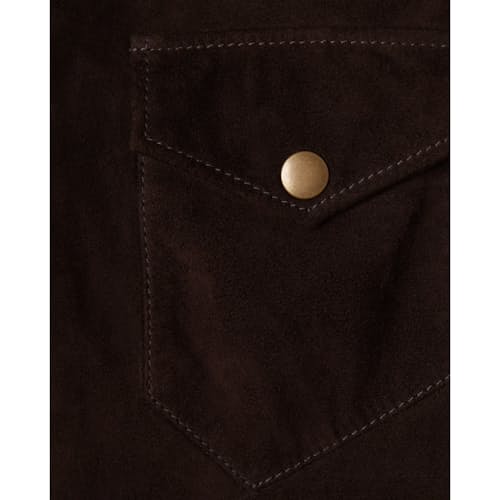 laydown image of Savoy Suede Workshirt