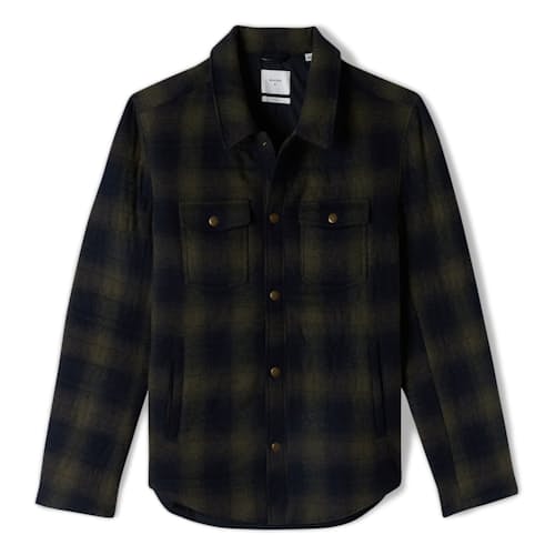 laydown image of Theo Shirt Jacket