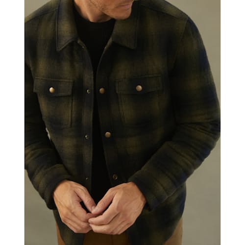 laydown image of Theo Shirt Jacket