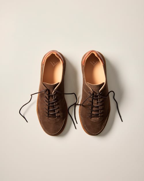laydown detail image of Suede Terra Low Sneaker