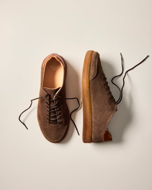 laydown detail image of Suede Terra Low Sneaker