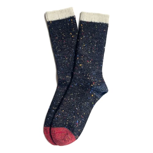 laydown image of Cosmic Alpaca Socks