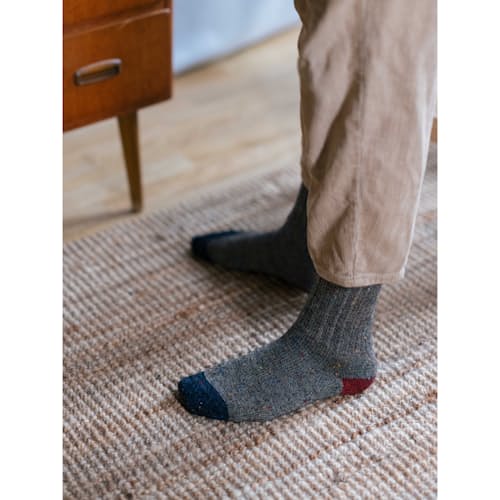 laydown image of Cosmic Alpaca Socks