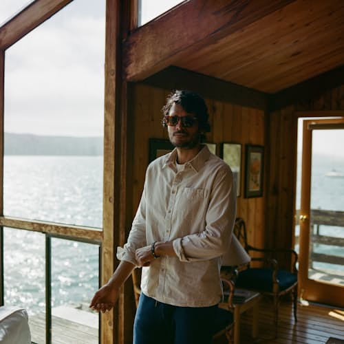 laydown image of River Sunglasses
