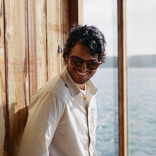 laydown image of River Sunglasses