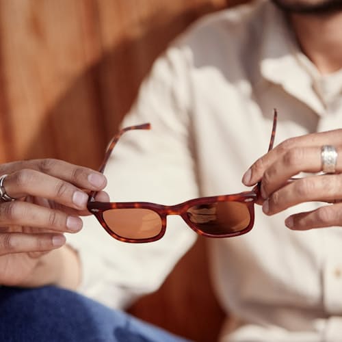 laydown image of River Sunglasses