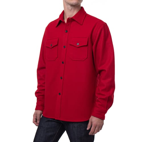laydown image of Wool CPO Shirt