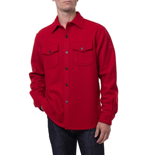 laydown image of Wool CPO Shirt