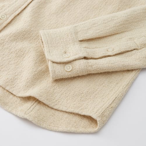 laydown image of Pearl Boucle Shirt
