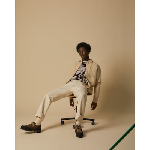 laydown image of Pearl Boucle Shirt
