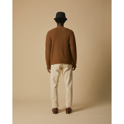 laydown image of Braided Cardigan