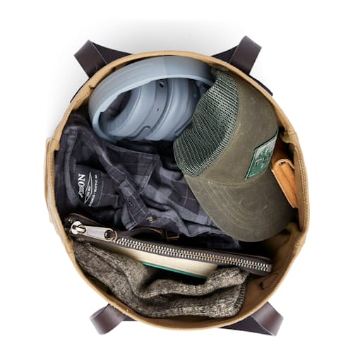 laydown image of Rugged Twill Tote