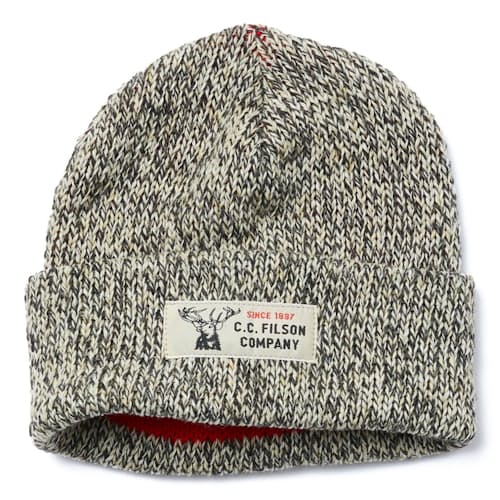 laydown image of Lined Ragg Wool Beanie