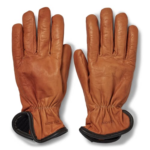 laydown image of Original Lined Goatskin Gloves