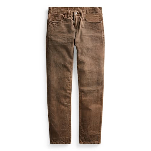 laydown image of Slim Fit Denim Jeans
