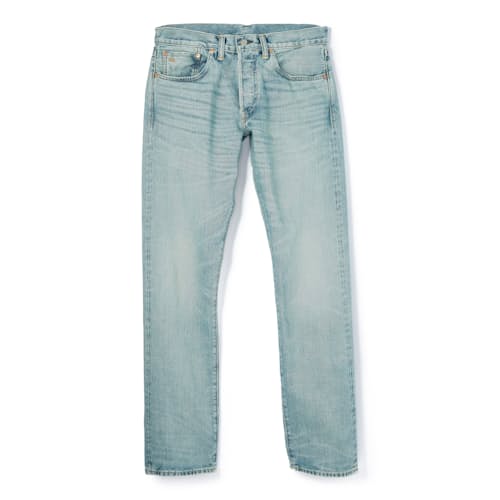 laydown image of Slim Fit Selvedge Denim Jeans