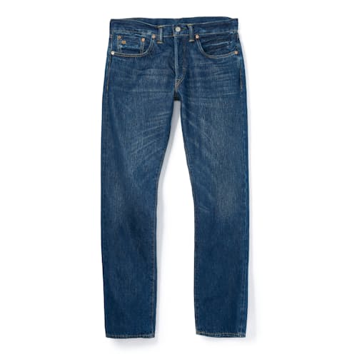 laydown image of Slim Fit Selvedge Denim Jeans