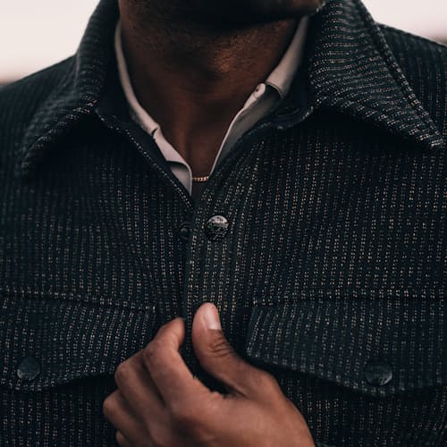 laydown image of Browns Beach Overshirt