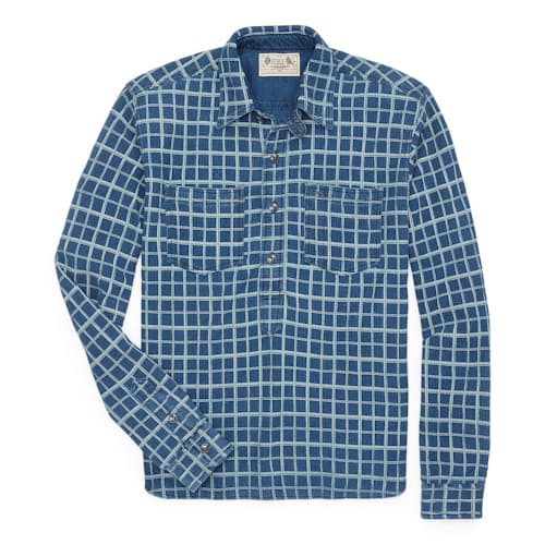 laydown image of Pullover Work Shirt