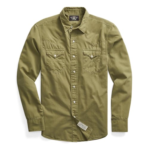 laydown image of Buffalo Western Pearl Snap Shirt