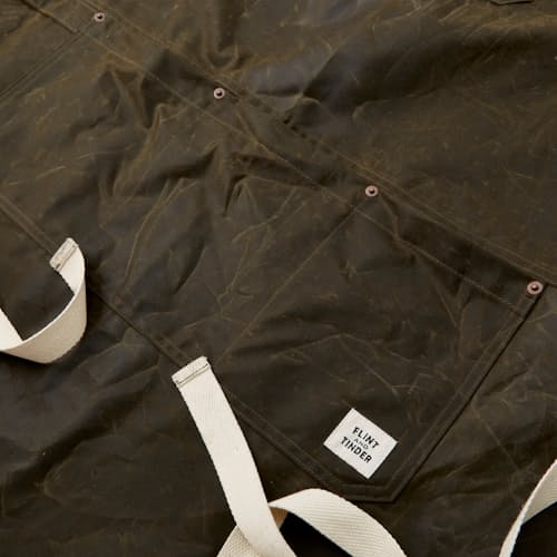laydown detail image of Waxed Apron