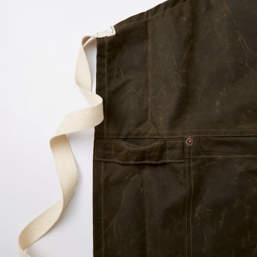 laydown detail image of Waxed Apron