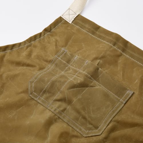 laydown detail image of Waxed Apron