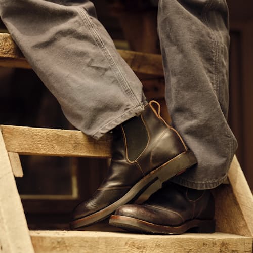 lifestyle image of Leather Congress Boot