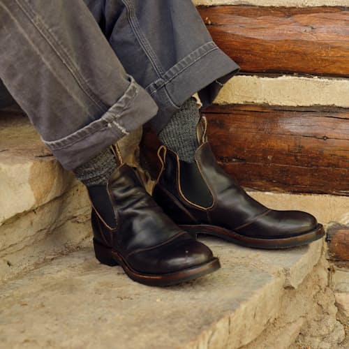 lifestyle image of Leather Congress Boot